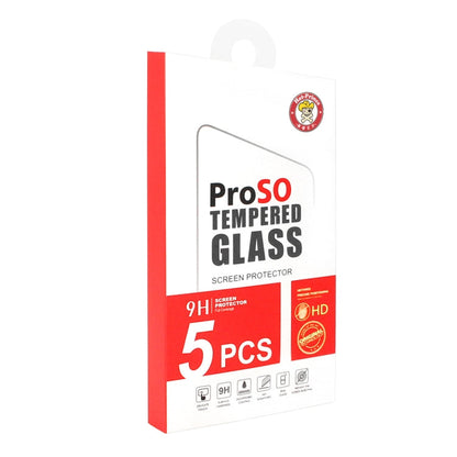 5 PCS ENKAY Hat-Prince 0.26mm 2.5D 9H Tempered Glass Protective Film for Galaxy A40