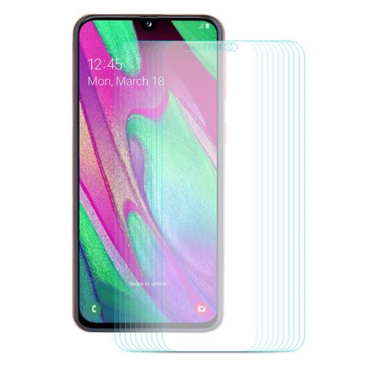 10 PCS ENKAY Hat-prince 0.26mm 9H 2.5D Curved Edge Tempered Glass Film for Galaxy A40