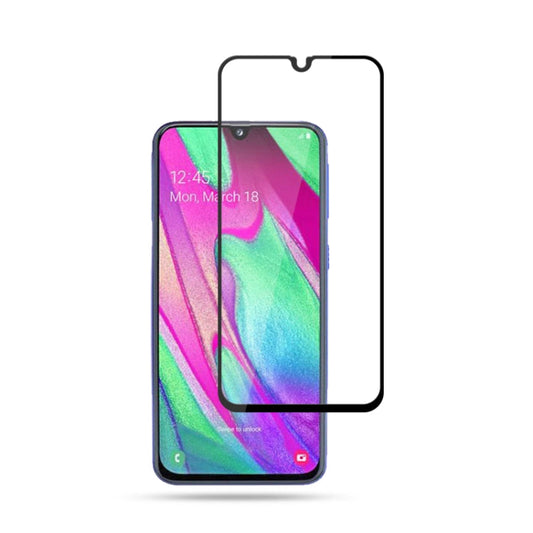 Film de protection d'écran incurvé en verre trempé 3D plein écran avec colle complète mocolo 0.33mm 9H pour Galaxy A40