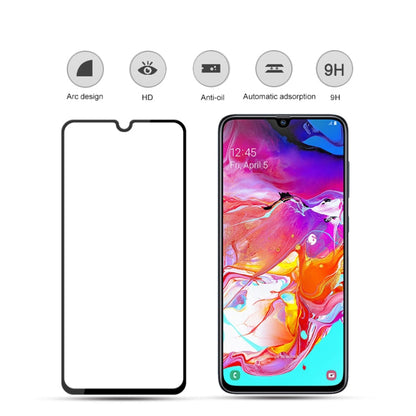 mocolo 0.33mm 9H 3D Full Glue Curved Full Screen Tempered Glass Film for Galaxy A70