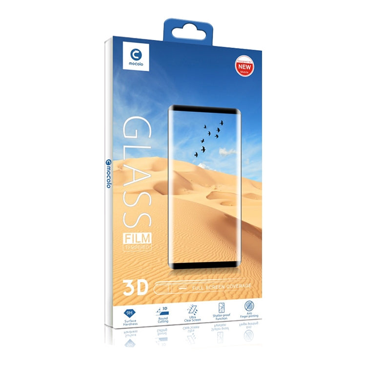 Film en Verre Trempé mocolo 0.33mm 9H 3D Courbé Adhésion Totale pour Écran Entier pour Galaxy A90