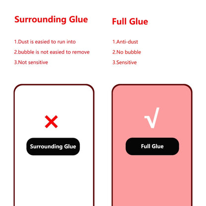 2 PCS ENKAY Hat-prince Full Glue 0.26mm 9H 2.5D Tempered Glass Film for Galaxy A80