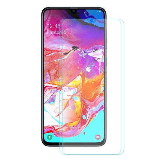 2 films de protection en verre trempé ENKAY Hat-Prince 0,26mm 2,5D 9H pour Samsung Galaxy A70