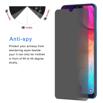 ENKAY Hat-Prince 0.26mm 9H 2.5D Privacy Anti-glare Tempered Glass Film for Galaxy A30 / A50