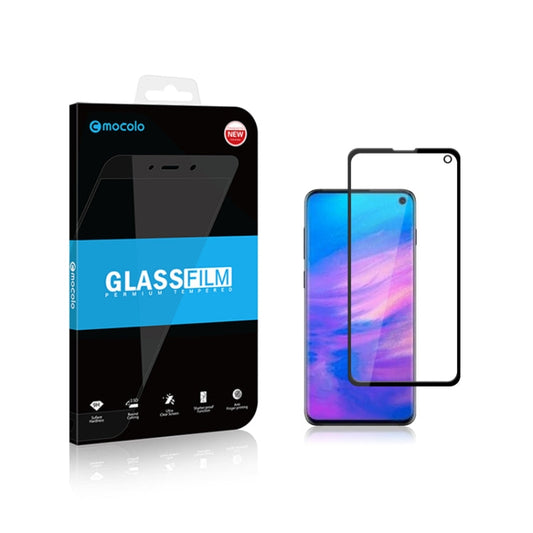 2 Films de protection d'écran en verre trempé 9H 2.5D Full Glue mocolo de 0.33mm pour Galaxy S10e