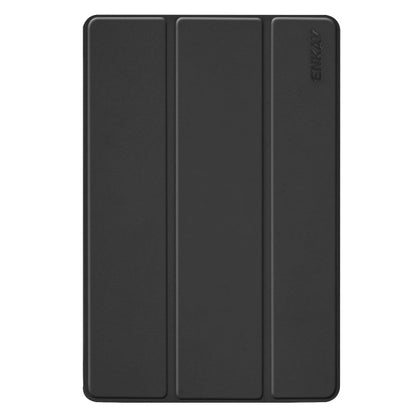 ENKAY High Quality PU Leather + Plastic Bottom Smart Case with Three-folding Holder for Samsung Galaxy Tab S5e 10.5 T720 / T725(Black)