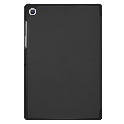 ENKAY High Quality PU Leather + Plastic Bottom Smart Case with Three-folding Holder for Samsung Galaxy Tab S5e 10.5 T720 / T725(Black)