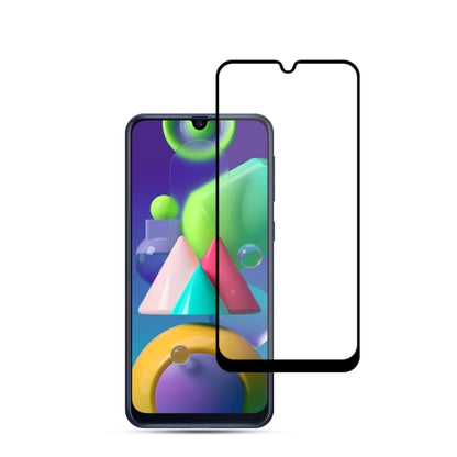 Pour Samsung Galaxy M21/M31 mocolo 0.33mm 9H 3D Pleine Colle Incurvé Plein Écran Film de Verre Trempé