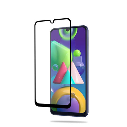 Pour Samsung Galaxy M21/M31 mocolo 0.33mm 9H 3D Pleine Colle Incurvé Plein Écran Film de Verre Trempé