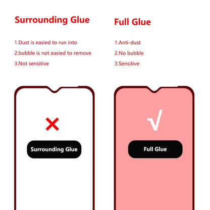 Film en verre trempé ENKAY Hat-prince Full Glue 0,26mm 9H 2,5D pour Galaxy A20e