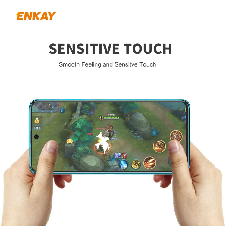 Pour Samsung Galaxy A01 Film en verre trempé ENKAY Hat-Prince 0.26mm 9H 2.5D incurvé