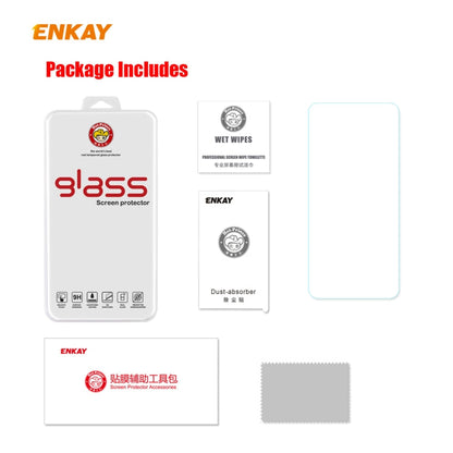 For Samsung Galaxy A11 / M11 ENKAY Hat-Prince 0.26mm 9H 2.5D Curved Edge Tempered Glass Film