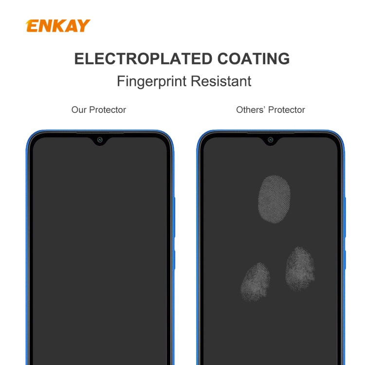For Samsung Galaxy M31 / M21 ENKAY Hat-Prince 0.26mm 9H 2.5D Curved Edge Tempered Glass Film