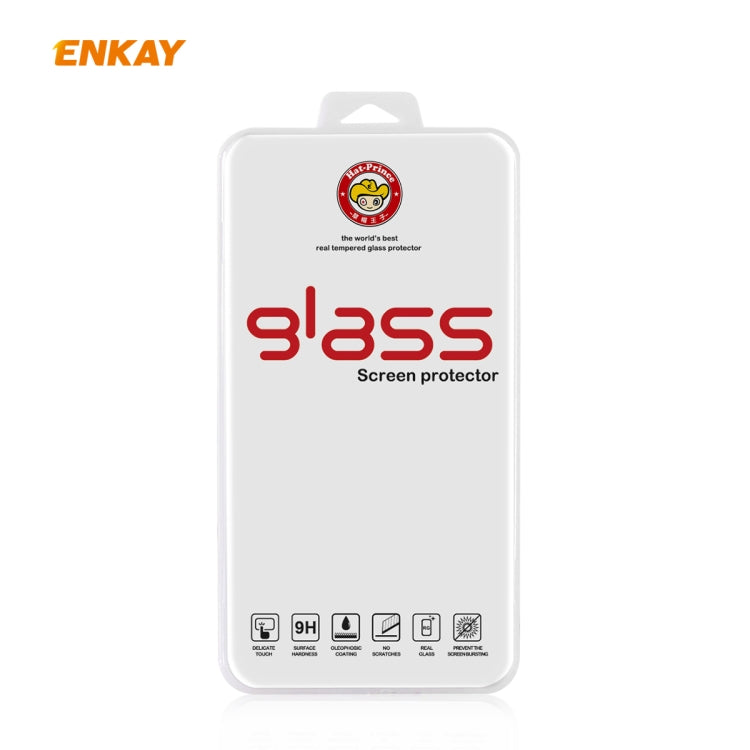 For Samsung Galaxy M31 / M21 ENKAY Hat-Prince 0.26mm 9H 2.5D Curved Edge Tempered Glass Film