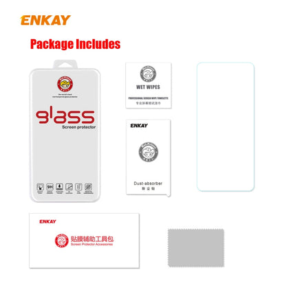For Redmi Note 9S / Note 9 Pro ENKAY Hat-Prince 0.26mm 9H 2.5D Curved Edge Tempered Glass Film