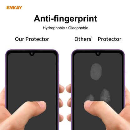 For Samsung Galaxy A41 10 PCS ENKAY Hat-Prince Full Glue 0.26mm 9H 2.5D Tempered Glass Full Coverage Film
