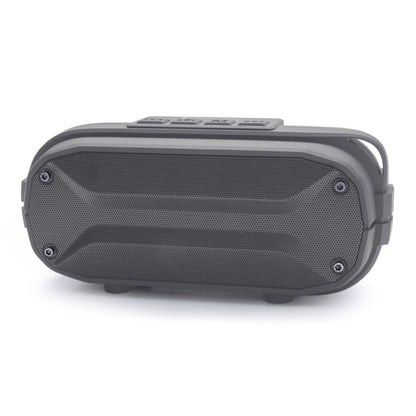 Haut-parleur Bluetooth sans fil stéréo portable NewRixing NR-3023, microphone intégré, supporte les cartes TF / la radio FM (Gris)