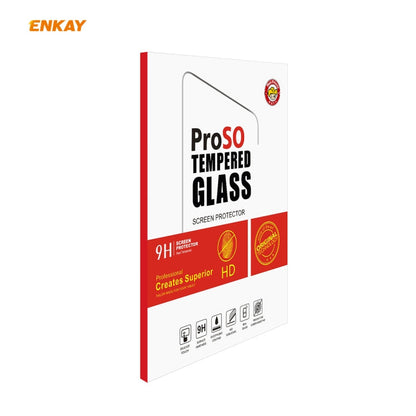 For Lenovo M10 Plus 10.3 2 PCS ENKAY Hat-Prince 0.33mm 9H Surface Hardness 2.5D Explosion-proof Tempered Glass Screen Protector