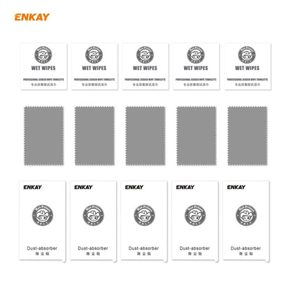 For OnePlus Nord 5 PCS ENKAY Hat-Prince Full Glue 0.26mm 9H 2.5D Tempered Glass Full Coverage Film
