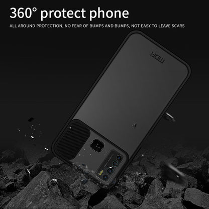 For Infinix X656 / HOT9 / Note7 Lite MOFI Xing Dun Series Translucent Frosted PC + TPU Privacy Anti-glare Shockproof All-inclusive Protective Case(Green)