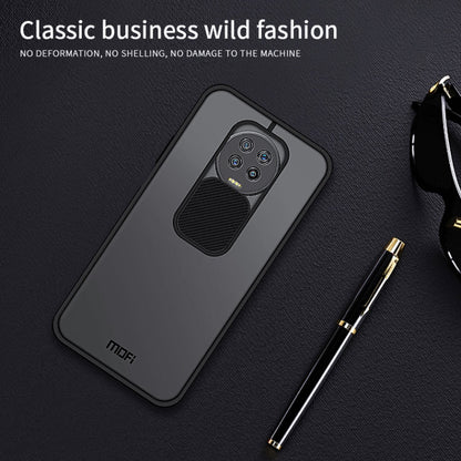 For Infinix X690 / Note7 MOFI Xing Dun Series Translucent Frosted PC + TPU Privacy Anti-glare Shockproof All-inclusive Protective Case(Black)