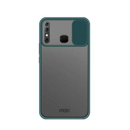 Pour Infinix X650 / X650C / HOT8 / HOT8Lite Étui de protection antichoc tout compris de la série MOFI Xing Dun en PC + TPU givré translucide anti-reflet (vert)
