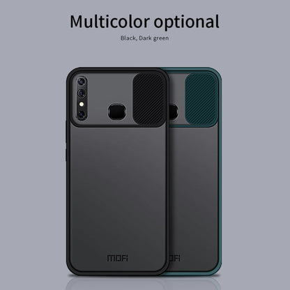Pour Infinix X650 / X650C / HOT8 / HOT8Lite Étui de protection antichoc tout compris de la série MOFI Xing Dun en PC + TPU givré translucide anti-reflet (vert)