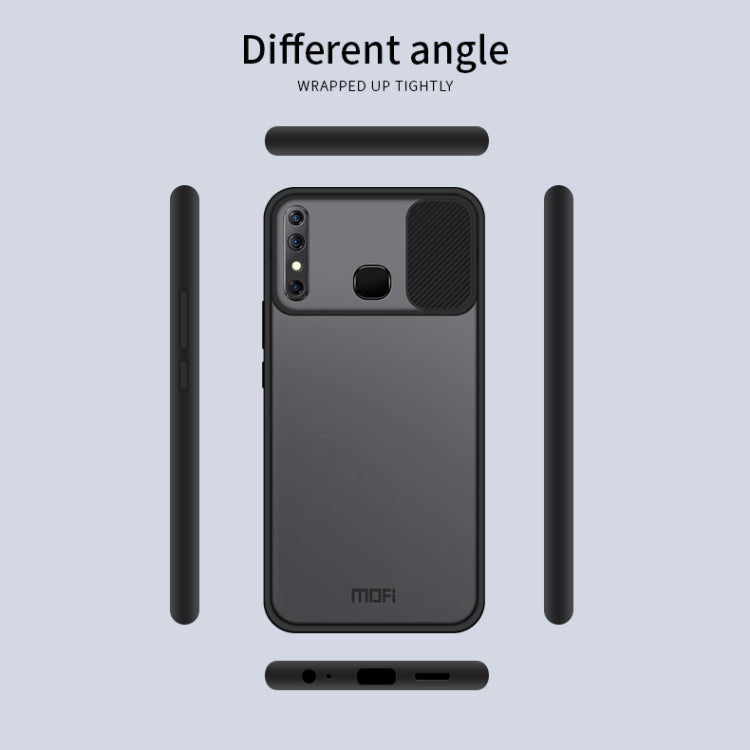 Pour Infinix X650 / X650C / HOT8 / HOT8Lite Étui de protection antichoc tout compris de la série MOFI Xing Dun en PC + TPU givré translucide anti-reflet (vert)