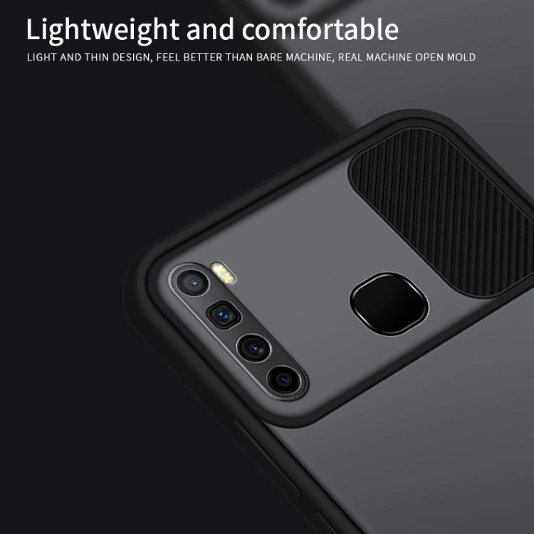 For Infinix X652 / S5 / S5 Lite MOFI Xing Dun Series Translucent Frosted PC + TPU Privacy Anti-glare Shockproof All-inclusive Protective Case(Black)