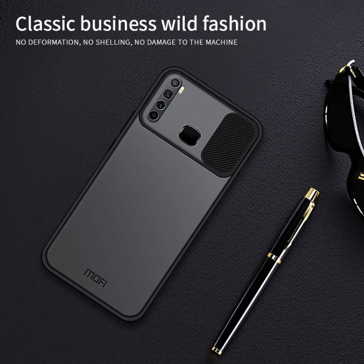 For Infinix X652 / S5 / S5 Lite MOFI Xing Dun Series Translucent Frosted PC + TPU Privacy Anti-glare Shockproof All-inclusive Protective Case(Black)