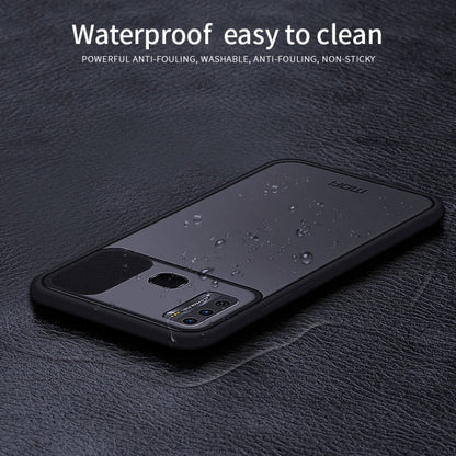 For InfinixX680 / HOT 9 Play MOFI Xing Dun Series Translucent Frosted PC + TPU Privacy Anti-glare Shockproof All-inclusive Protective Case(Black)
