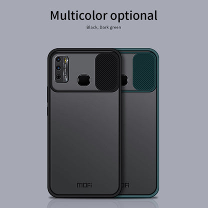 For InfinixX680 / HOT 9 Play MOFI Xing Dun Series Translucent Frosted PC + TPU Privacy Anti-glare Shockproof All-inclusive Protective Case(Black)