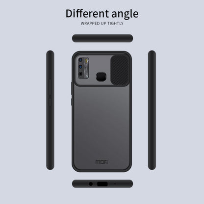 For InfinixX680 / HOT 9 Play MOFI Xing Dun Series Translucent Frosted PC + TPU Privacy Anti-glare Shockproof All-inclusive Protective Case(Black)