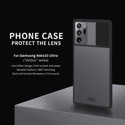 For Samsung Galaxy Note20 Ultra MOFI Xing Dun Series Translucent Frosted PC + TPU Privacy Anti-glare Shockproof All-inclusive Protective Case(Green)