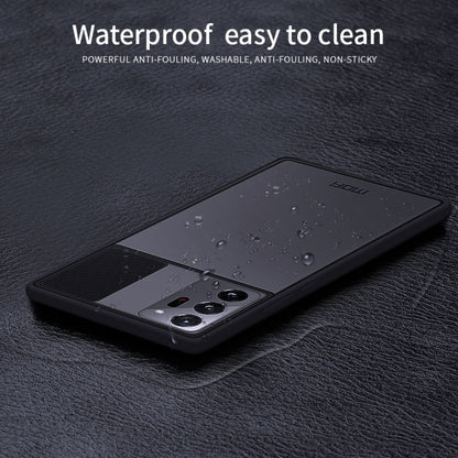 For Samsung Galaxy Note20 Ultra MOFI Xing Dun Series Translucent Frosted PC + TPU Privacy Anti-glare Shockproof All-inclusive Protective Case(Green)