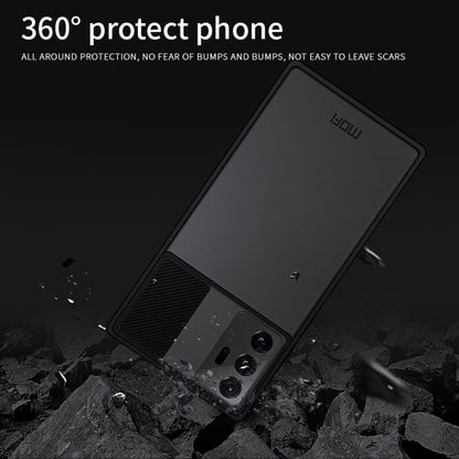 For Samsung Galaxy Note20 Ultra MOFI Xing Dun Series Translucent Frosted PC + TPU Privacy Anti-glare Shockproof All-inclusive Protective Case(Green)