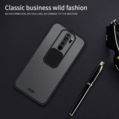 For Xiaomi Redmi Note8 Pro MOFI Xing Dun Series Translucent Frosted PC + TPU Privacy Anti-glare Shockproof All-inclusive Protective Case(Green)