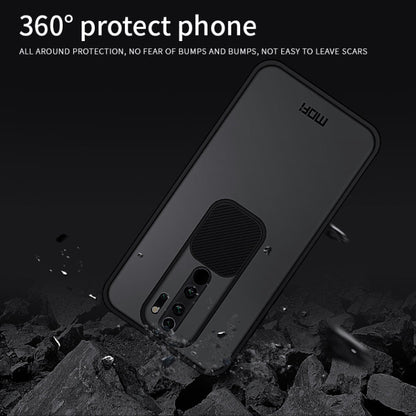 For Xiaomi Redmi Note8 Pro MOFI Xing Dun Series Translucent Frosted PC + TPU Privacy Anti-glare Shockproof All-inclusive Protective Case(Green)