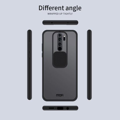 For Xiaomi Redmi Note8 Pro MOFI Xing Dun Series Translucent Frosted PC + TPU Privacy Anti-glare Shockproof All-inclusive Protective Case(Green)