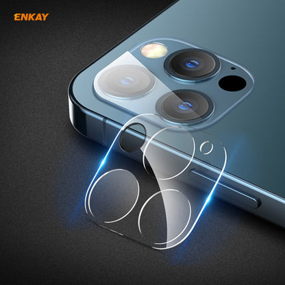 For iPhone 12 Pro Max ENKAY Hat-Prince 9H Rear Camera Lens Tempered Glass Film Full Coverage Protector