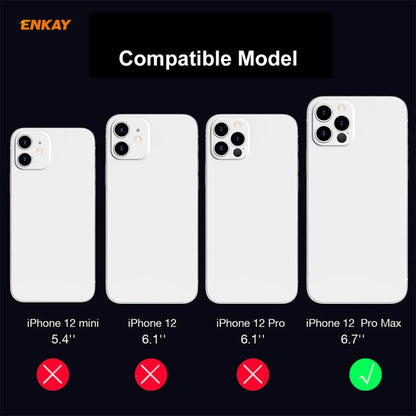 For iPhone 12 Pro Max ENKAY Hat-Prince 9H Rear Camera Lens Tempered Glass Film Full Coverage Protector