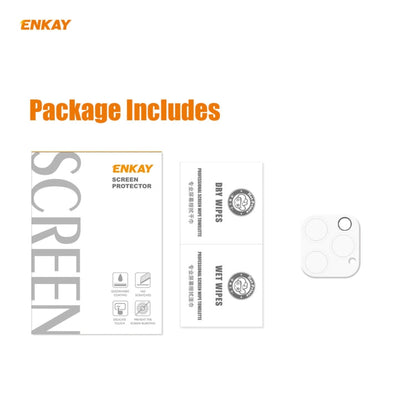For iPhone 12 Pro Max ENKAY Hat-Prince 9H Rear Camera Lens Tempered Glass Film Full Coverage Protector
