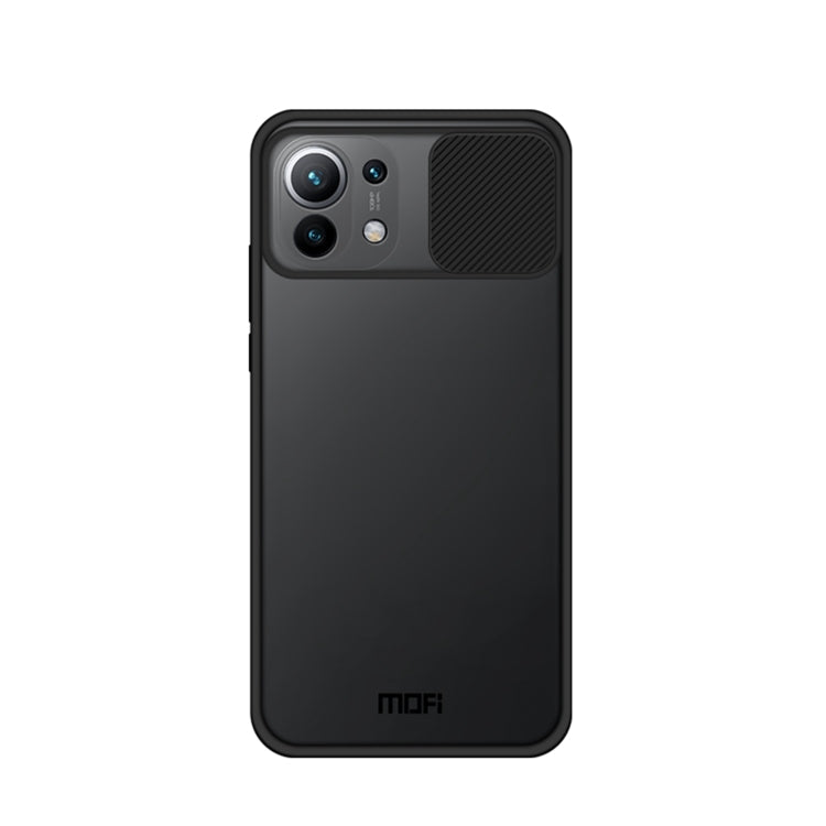 Pour Xiaomi Mi 11 MOFI Série Xing Dun Étui de protection intégral translucide dépoli en PC + TPU anti-reflets et antichoc (noir)