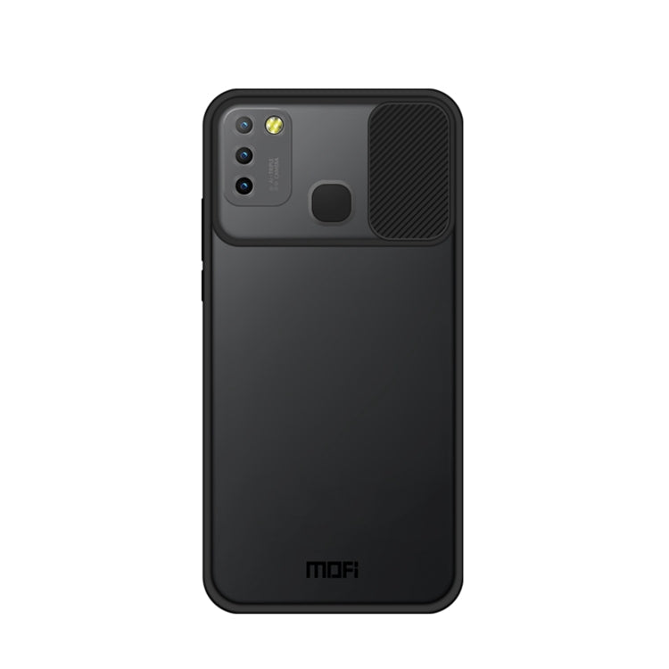 For Infinix Smart 5 X657 / Hot 10 Lite MOFI Xing Dun Series Translucent Frosted PC + TPU Privacy Anti-glare Shockproof All-inclusive Protective Case(Black)