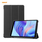 Étui en cuir PU + plastique ENKAY avec support pliable en trois pour Huawei MatePad T8 / Honor Tablet X7 (noir)