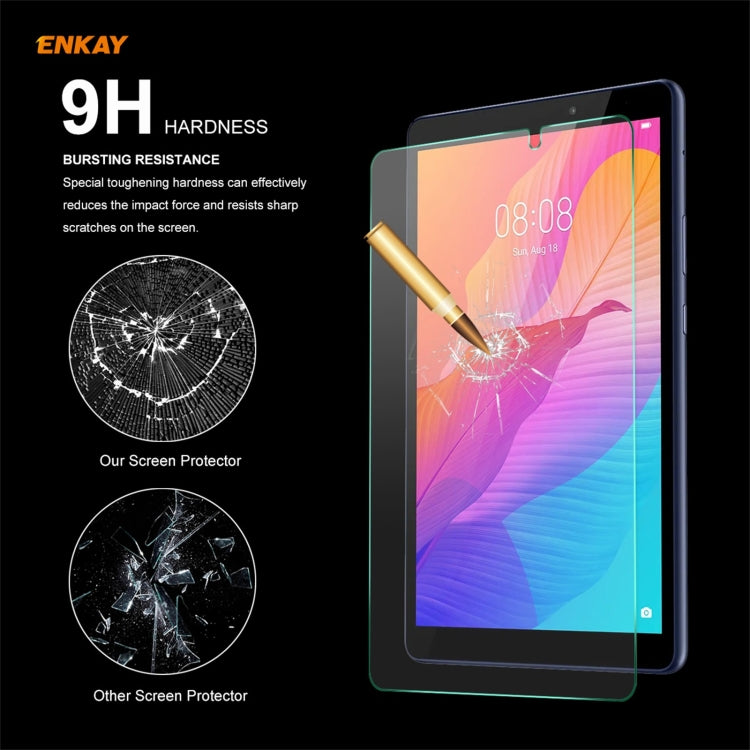 ENKAY Hat-Prince 0.33mm 9H Surface Hardness 2.5D Explosion-proof Tempered Glass Protector Film for Huawei MatePad T 8 / Honor Tablet X7