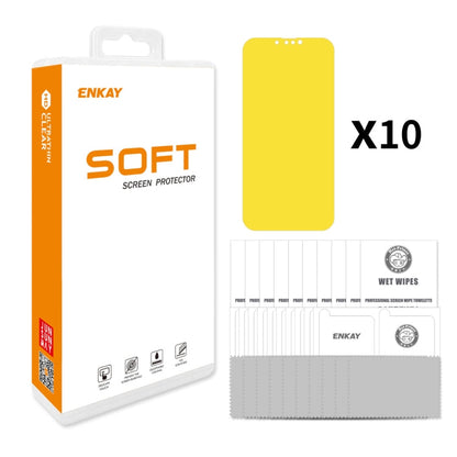 10 PCS ENKAY Full Glue Explosion-proof Hydrogel Film For iPhone 13 mini