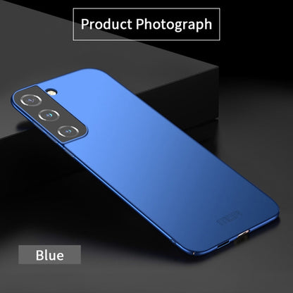 For Samsung Galaxy S22+ 5G MOFI Frosted PC Ultra-thin Hard Phone Case(Blue)