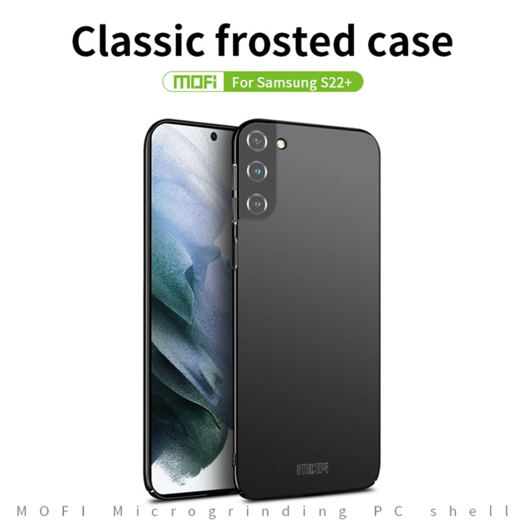 For Samsung Galaxy S22+ 5G MOFI Frosted PC Ultra-thin Hard Phone Case(Red)