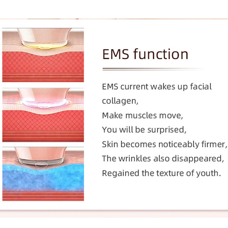 K-SKIN OP9910 Masseur Facial Anti-âge Raffermissant RF EMS pour Usage Domestique, Technologie EMS, 3 Niveaux Réglables, Anti-rides